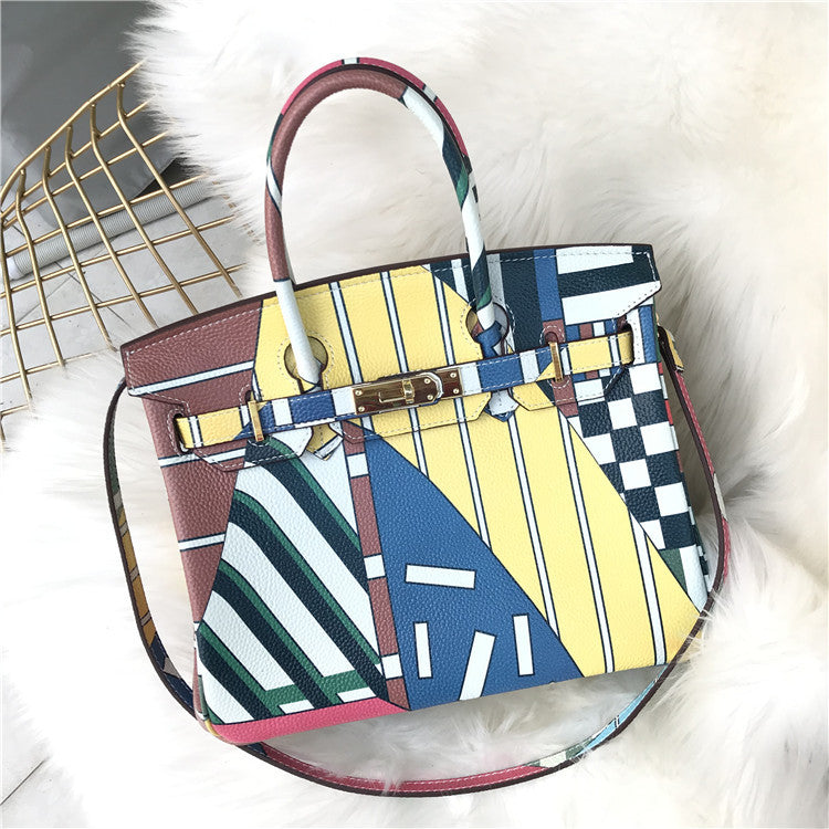 Rosélune Luxe Hand Painted Designer Handbag | Women’s Shoulder & Crossbody Bag
