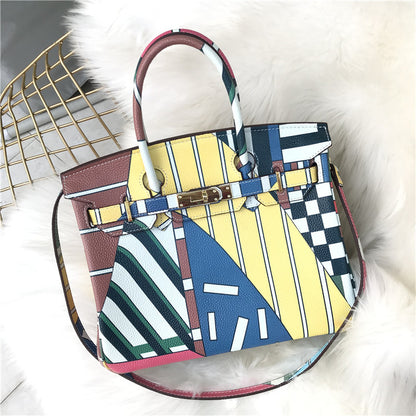 Rosélune Luxe Hand Painted Designer Handbag | Women’s Shoulder & Crossbody Bag