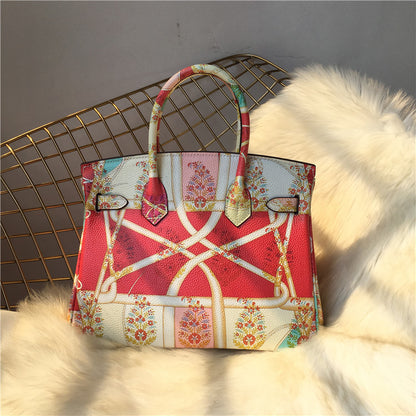 Rosélune Luxe Hand Painted Designer Handbag | Women’s Shoulder & Crossbody Bag