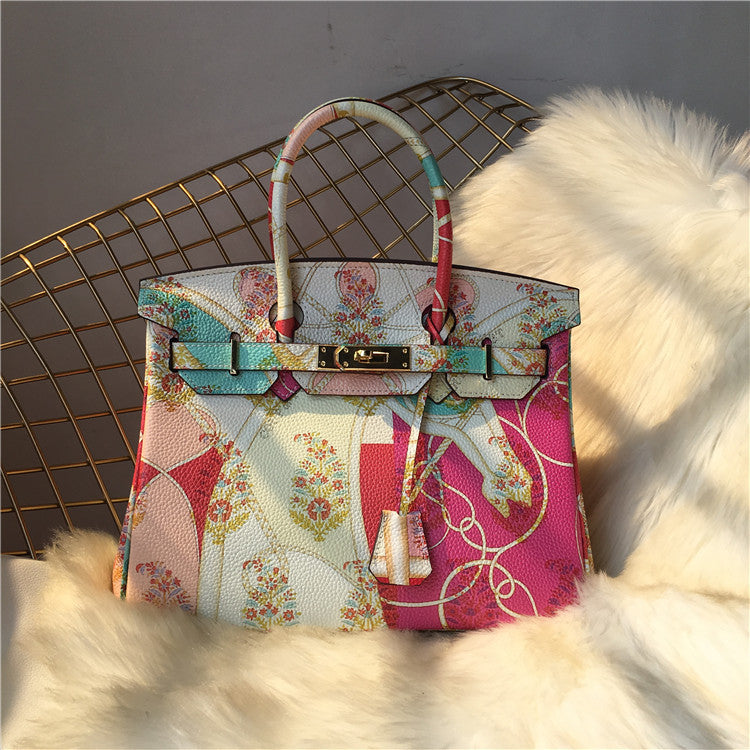 Rosélune Luxe Hand Painted Designer Handbag | Women’s Shoulder & Crossbody Bag