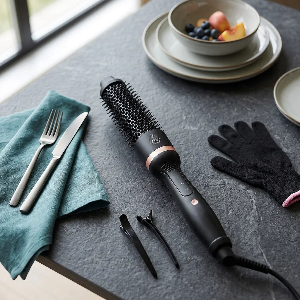 LuxeCurl™️ 5 in 1 Interchangeable Curling Wand Set