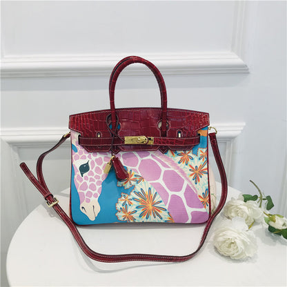 Rosélune Luxe Hand Painted Designer Handbag | Women’s Shoulder & Crossbody Bag