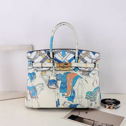 Rosélune Luxe Hand Painted Designer Handbag | Women’s Shoulder & Crossbody Bag