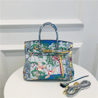 Rosélune Luxe Hand Painted Designer Handbag | Women’s Shoulder & Crossbody Bag