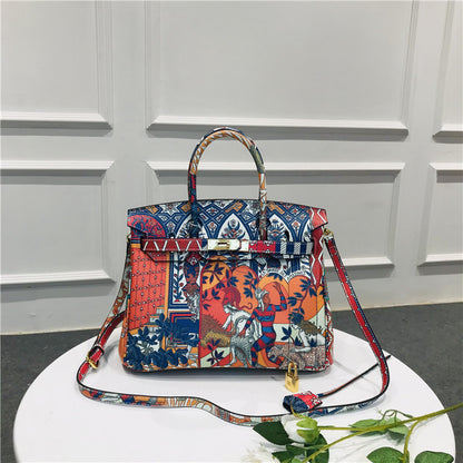 Rosélune Luxe Hand Painted Designer Handbag | Women’s Shoulder & Crossbody Bag