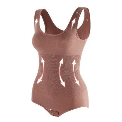 Seamless Tummy Control Shapewear Bodysuit for Women